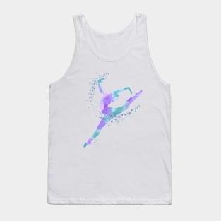 Girl Gymnast Sports Watercolor Gift Tank Top